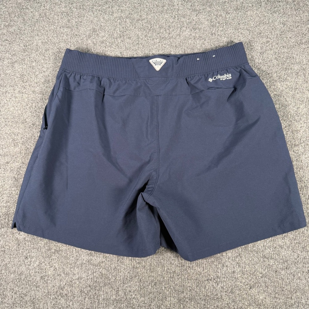 Columbia PFG Navy Blue Performance Fishing Gear Shorts Womens Medium #4298